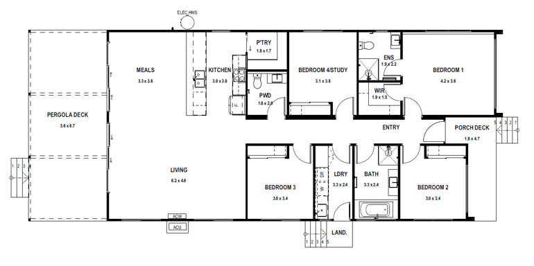 ASPENDALE DISPLAY HOME FLOORPLAN