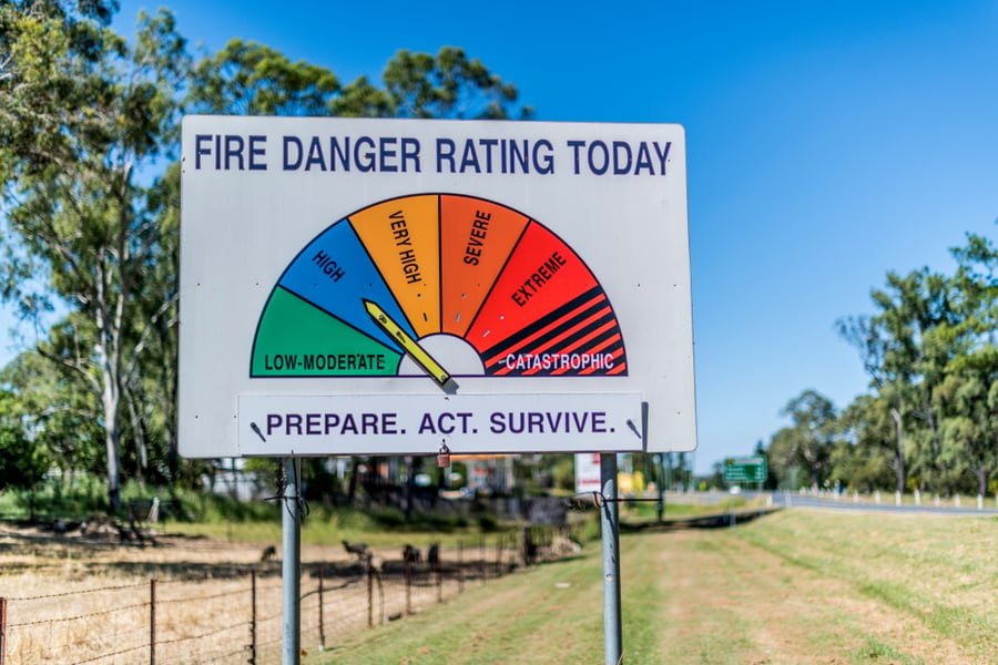 Fire-danger-rating