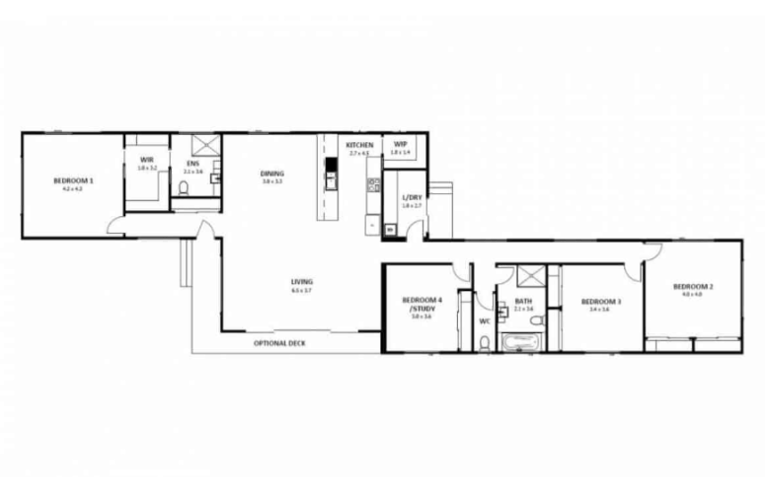 House floor plan and layout
