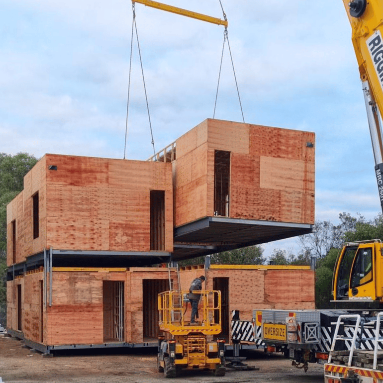 Double Storey Modular Home Frame