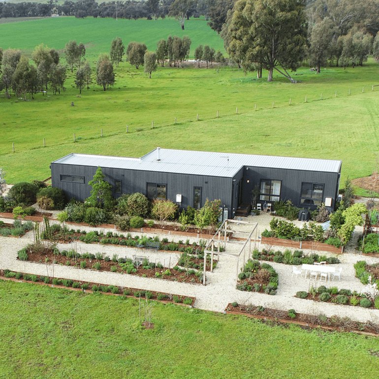 Modular Home - White Roof