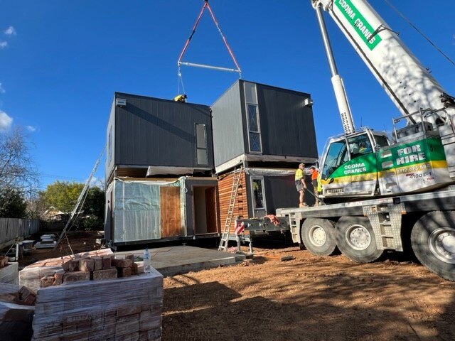 Double Storey Modular Home Installation in ACT