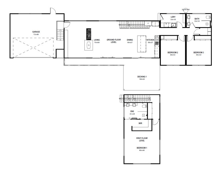 Custom design floor plan