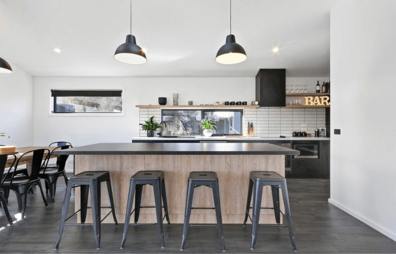 Kitchen design with upgraded features