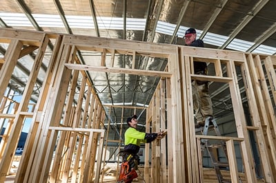 3 - frame stage, wall frames and trusses on.jpg