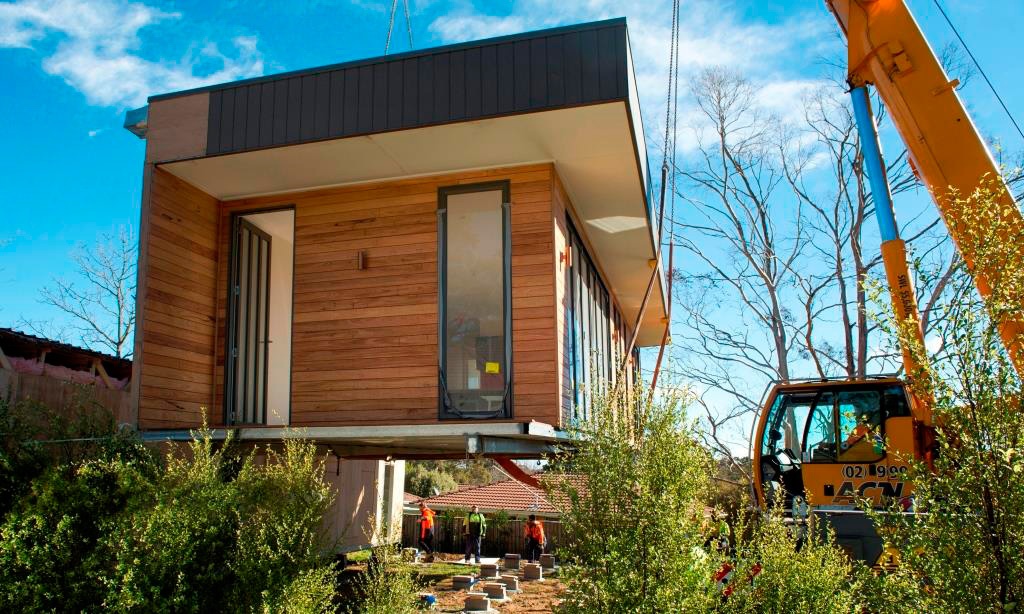 sustainable modular home building